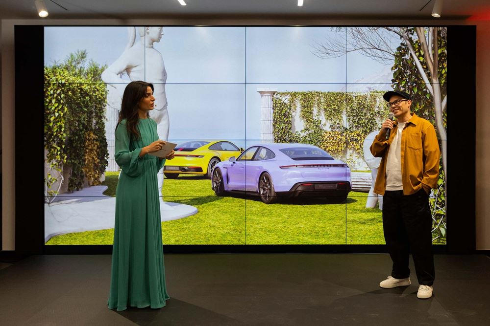 Porsche Center Αthens me Tonia Sotiropoulou