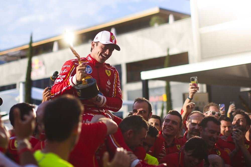 F1 Grand Prix Μονακό Charles Leclerc τροπαιο