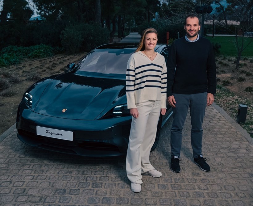 Maria Sakkari Porsche Greece