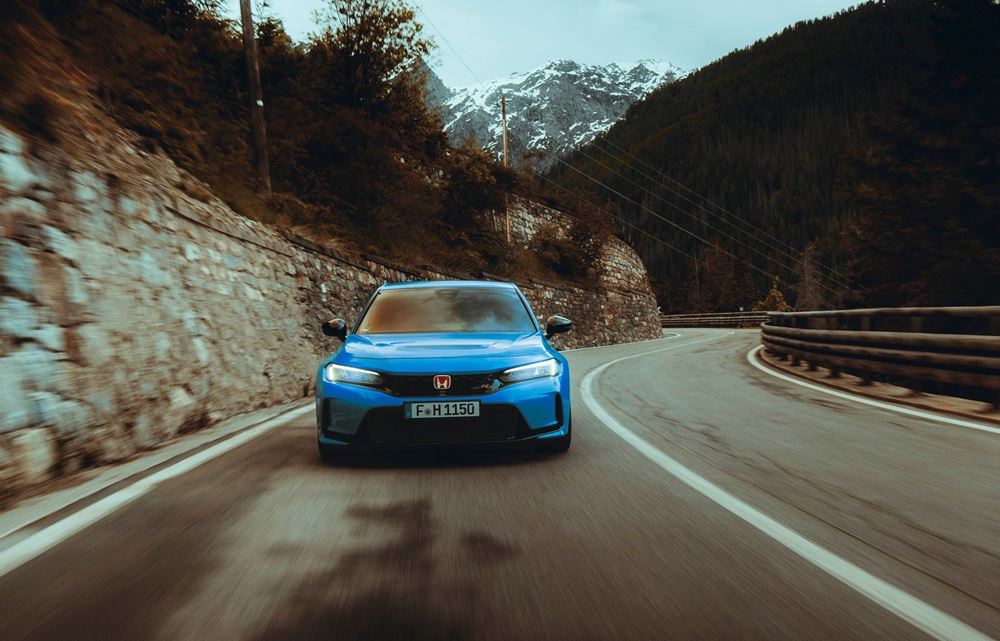Honda Civic Type-R Διαδρομές οδήγησης Ευρώπη