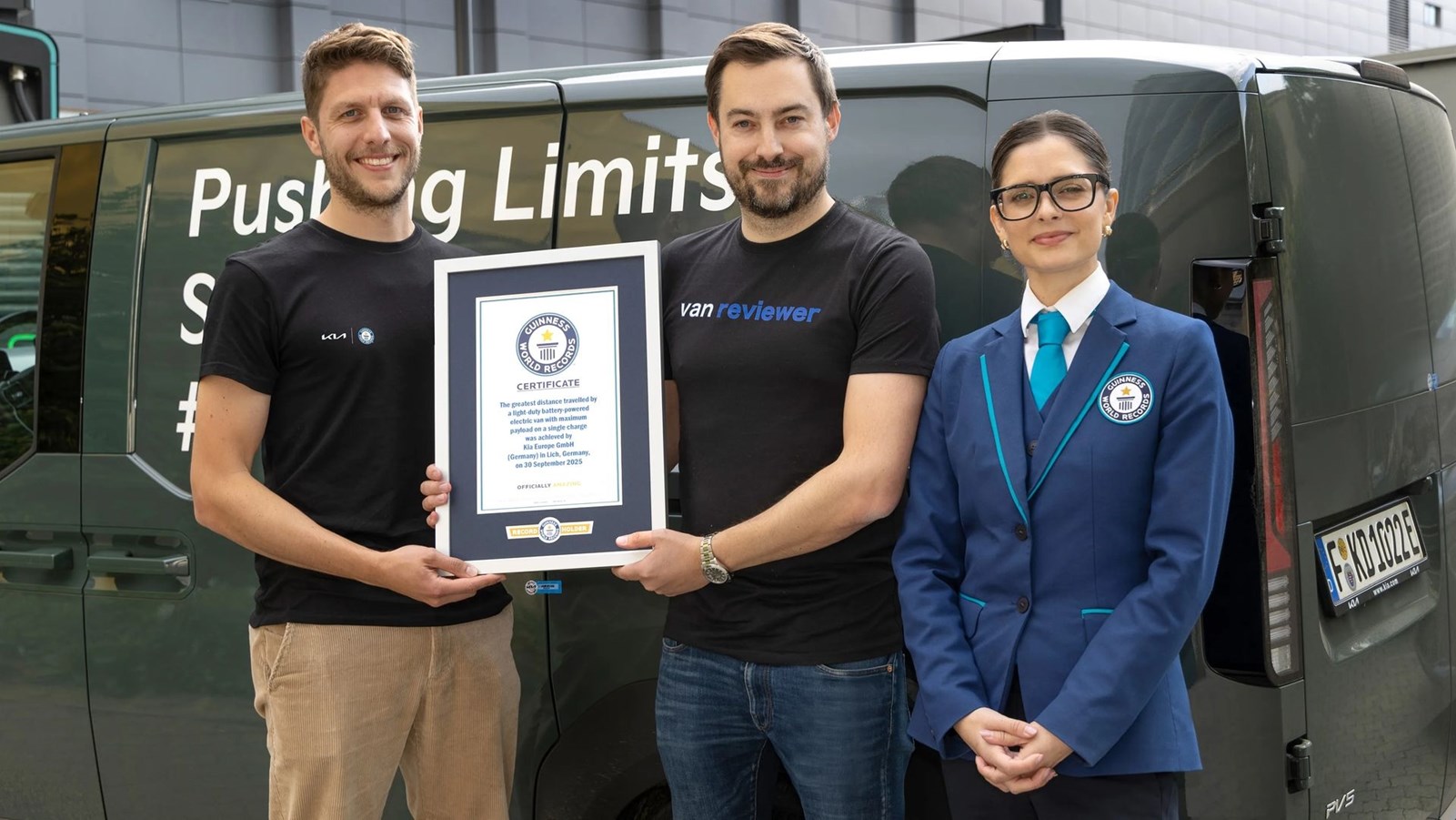 Kia PV5 Cargo Guinness record