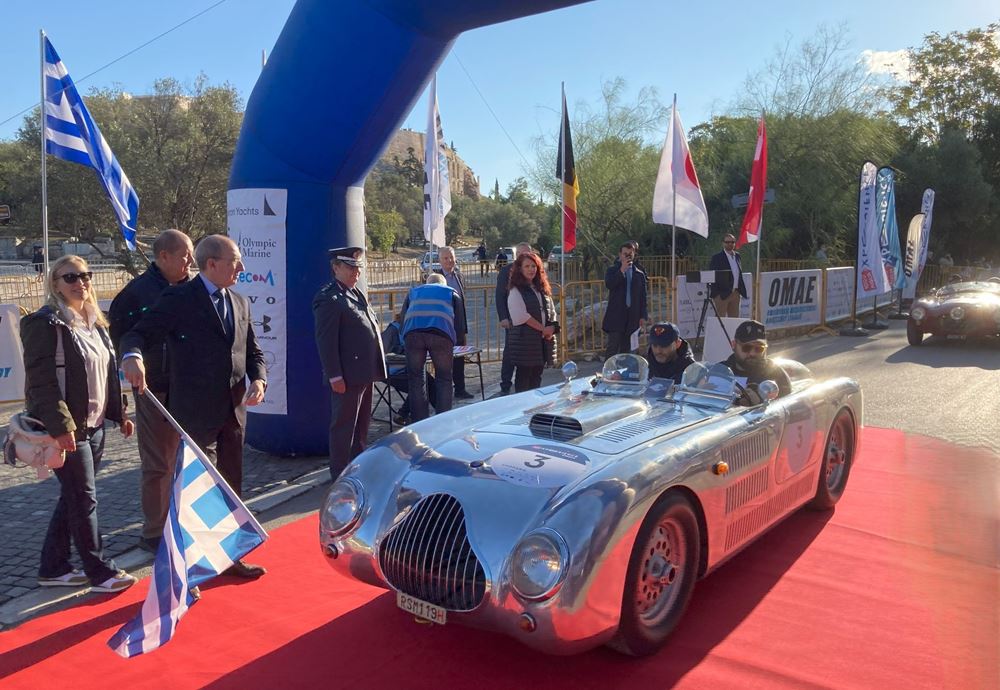 1000 miglia experience greece εκκίνηση ακρόπολη