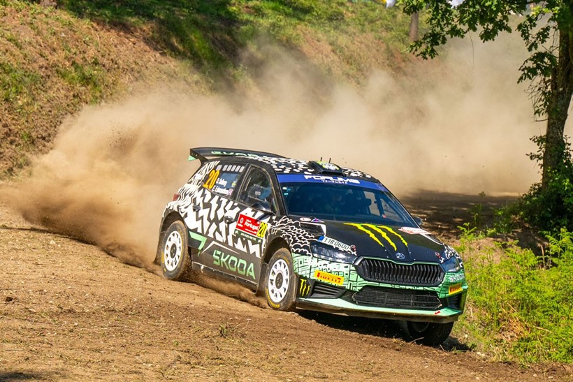 Oliver Solberg Skoda Fabia RS WRC2