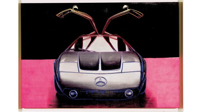 Έργο του Andy Warhol Mercedes Benz C111 του 1970 (1986)