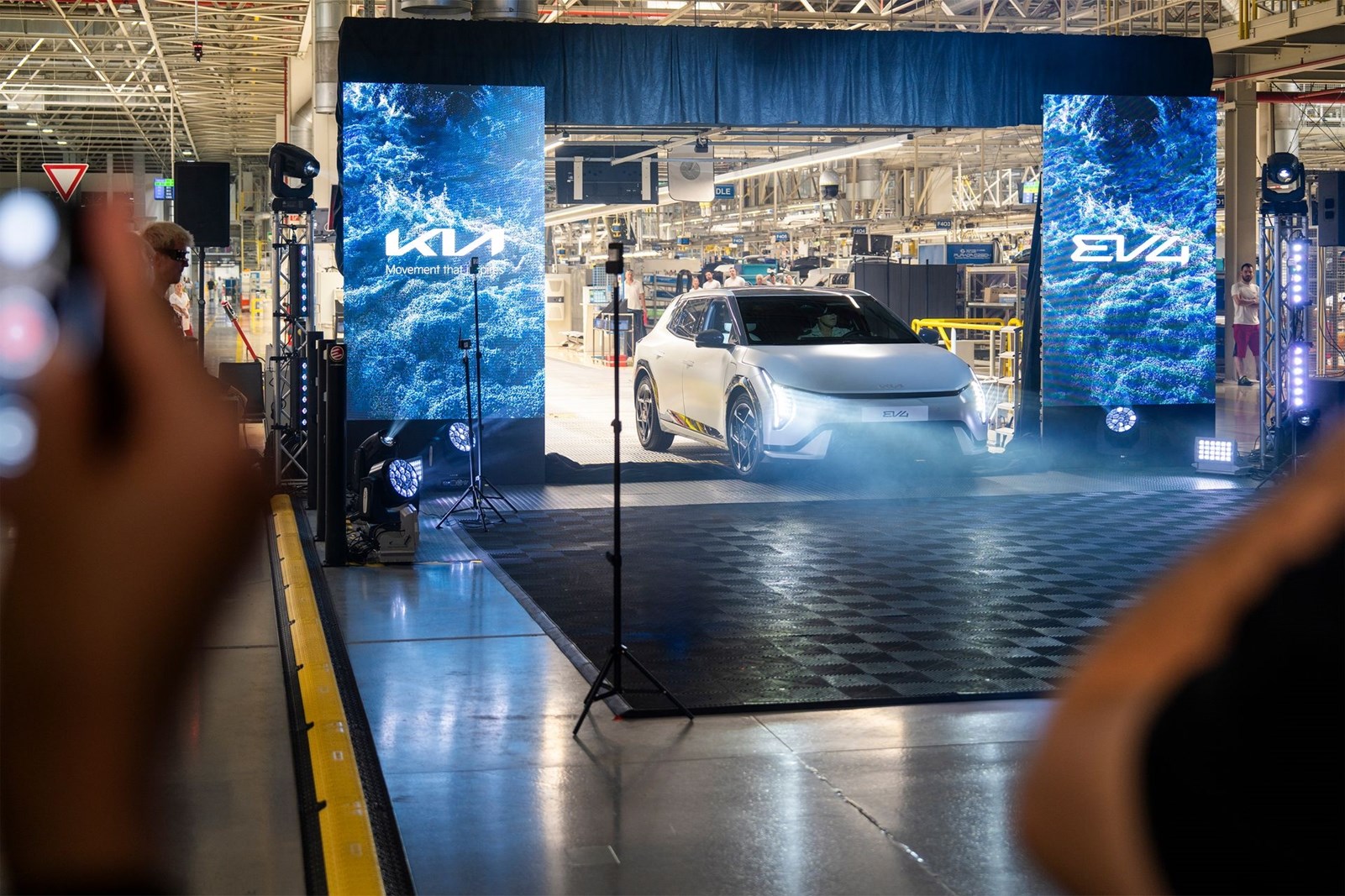 Kia EV4 γραμμή παραγωγής