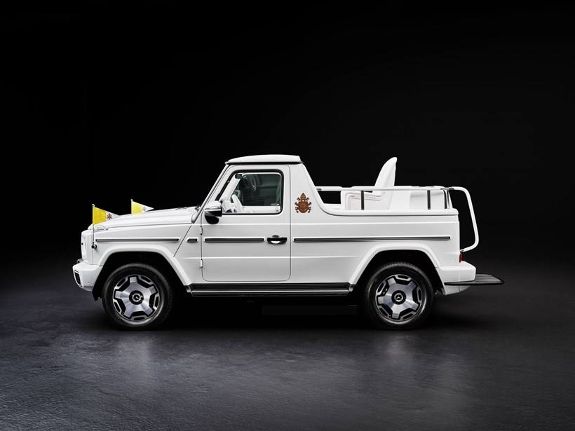 Mercedes G580 ηλεκτρικό αυτοκίνητο του Πάπα