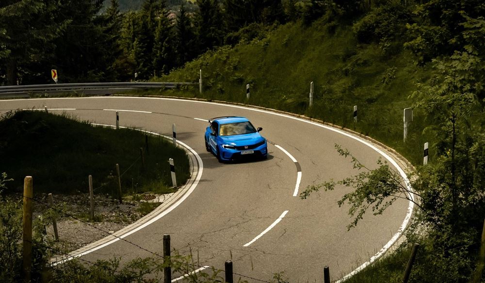 Honda Civic Type-R Διαδρομές οδήγησης Ευρώπη