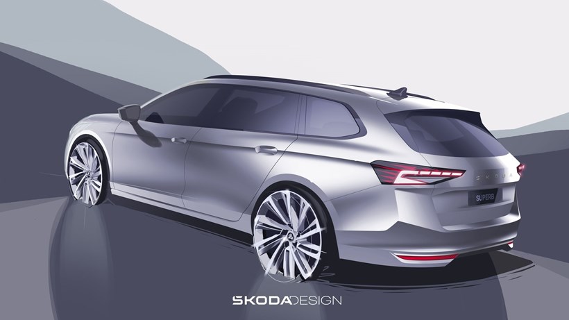 Skoda Superb σχέδια