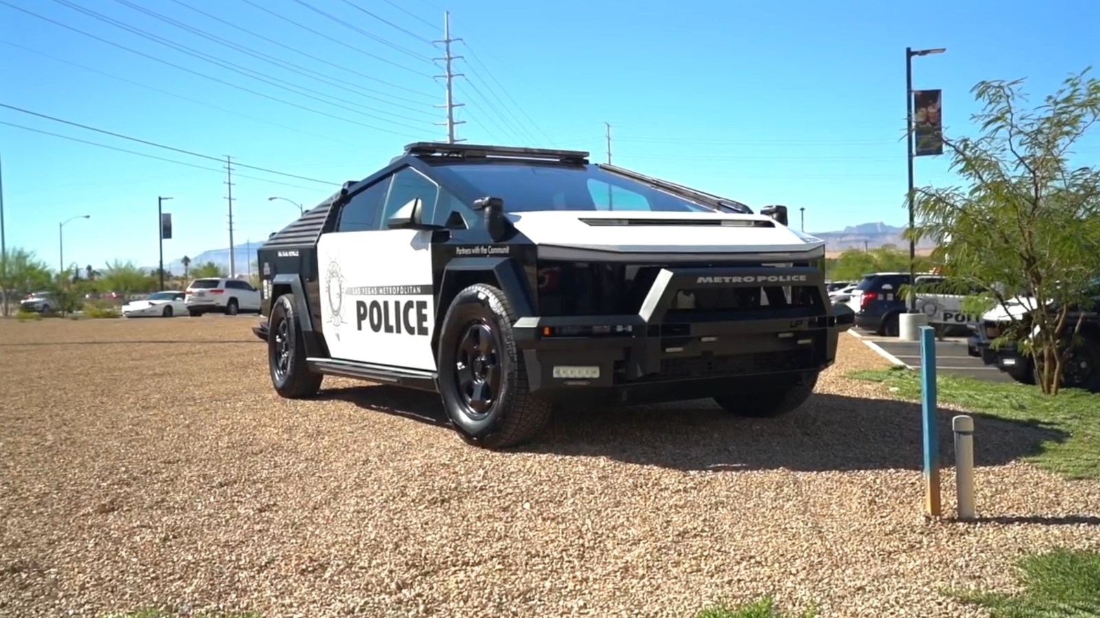 Tesla Cybertruck περιπολικό Las Vegas