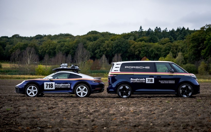 Volkswagen ID. Buzz Porsche 911 Dakar