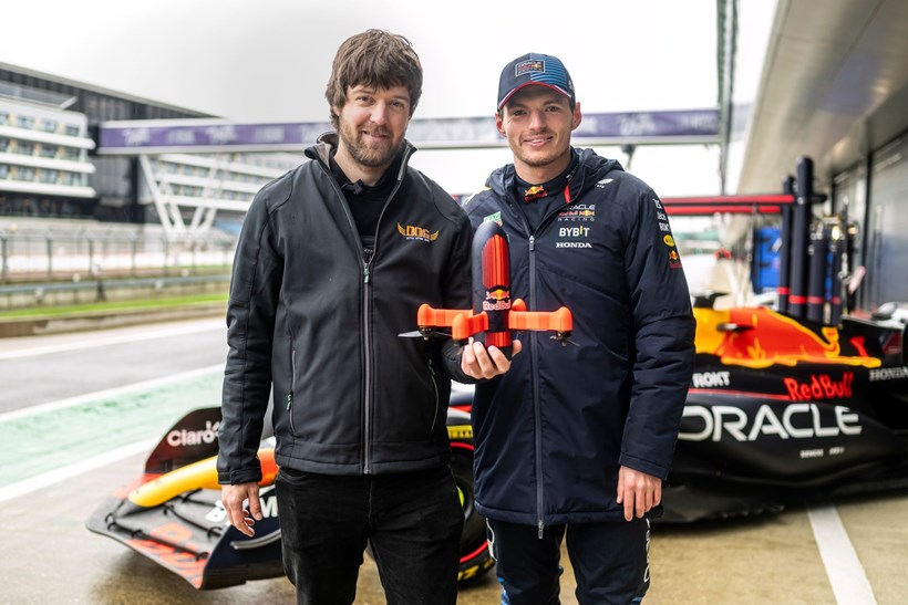 Red Bull Drone Max Verstappen Silverstone