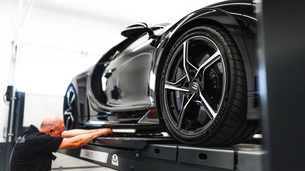 Bugatti Chiron στο δυναμόμετρο