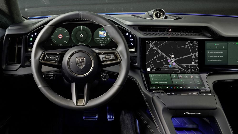 Porsche Cayenne Electric Interior