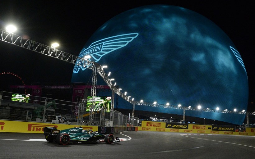 F1 Las Vegas Κατατακτήριες Aston Martin