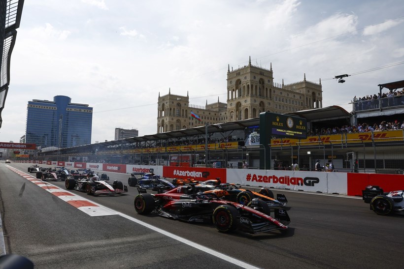 F1 GP Αζερμπαϊτζάν Αγώνας εκκίνηση