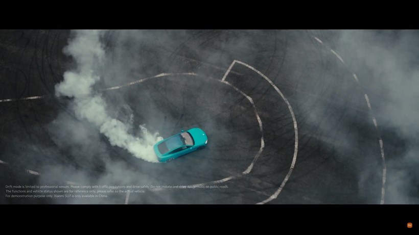 Xiaomi SU7 Drift Mode