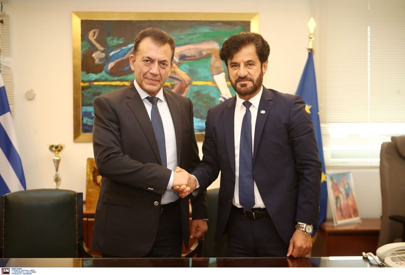 Mohammed Ben Sulayem Υπουργός Γιάννης Βρούτσης