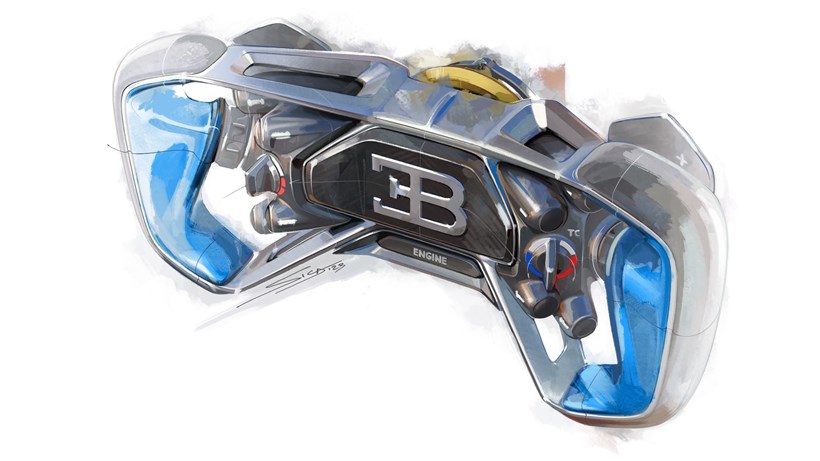 Bugatti Bolide εσωτερικό