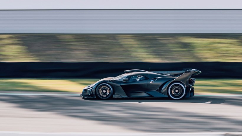 Bugatti Bolide Testing