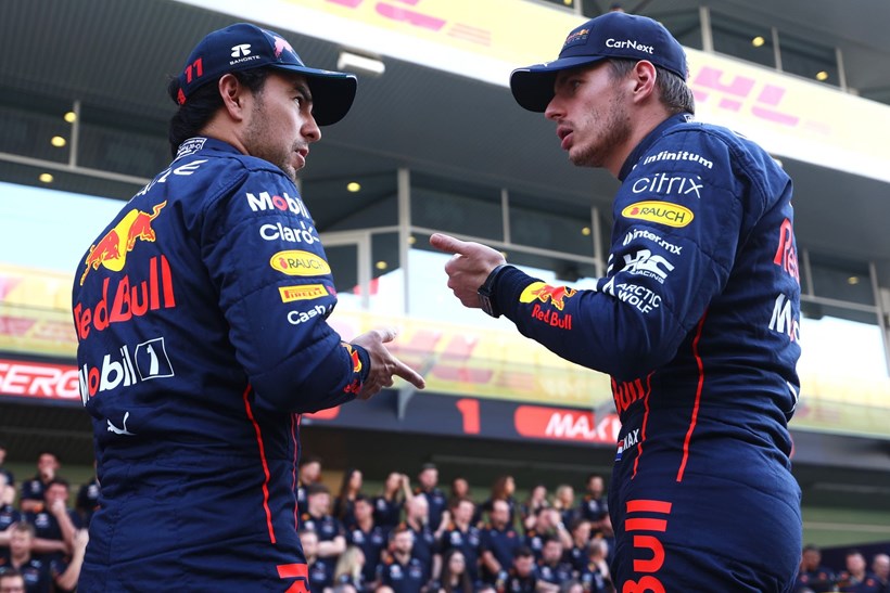 Max Verstappen Checo Perez
