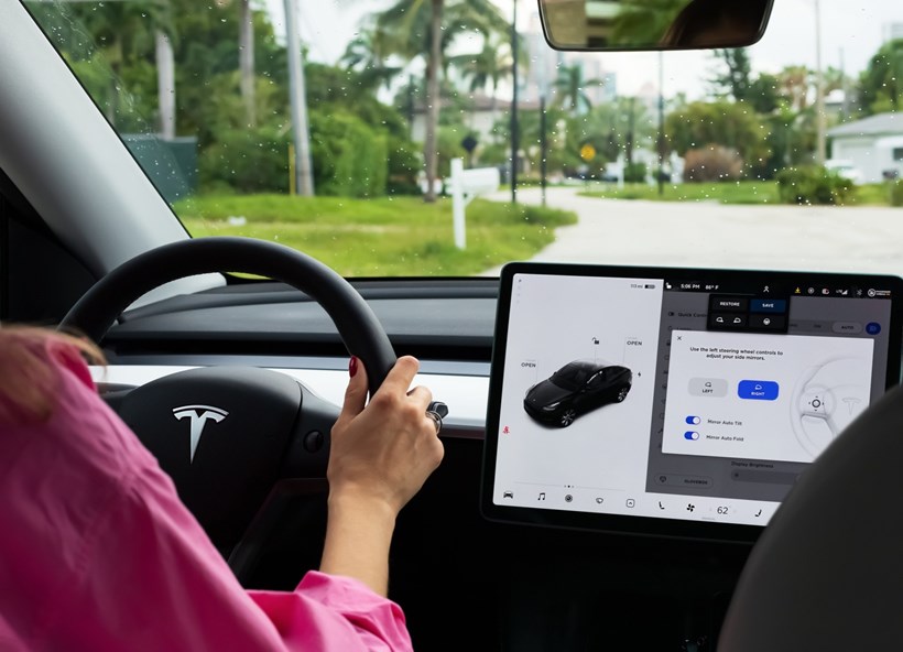 Tesla dash