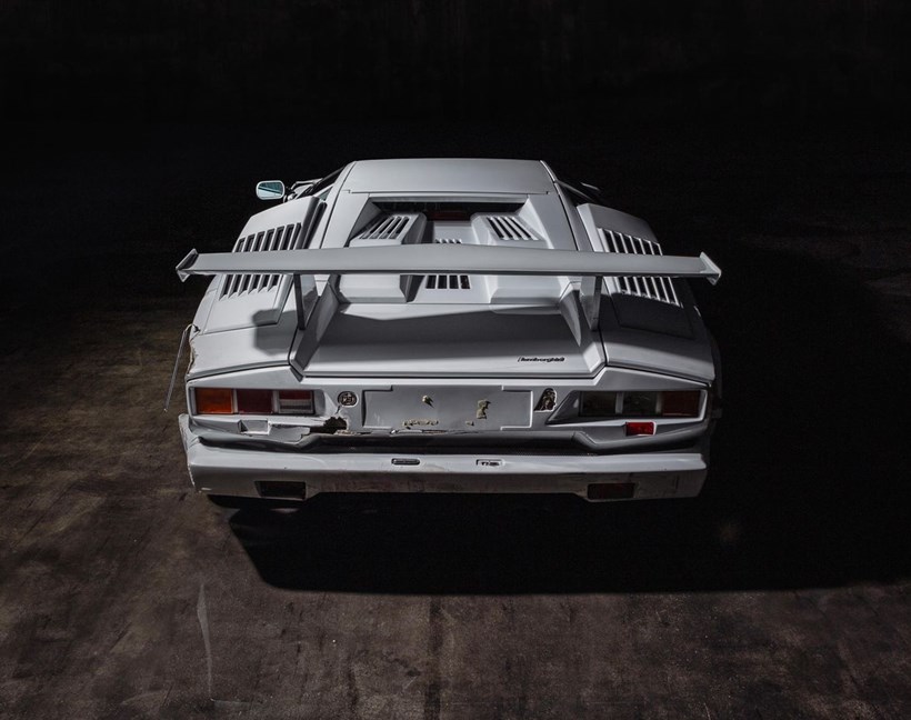 Lamborghini Countach Λύκος της Wall Street τρακαρισμένη