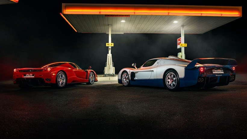 Ferrari Enzo Maserati MC12 auction