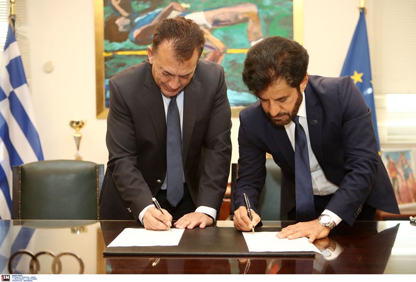Mohammed Ben Sulayem Υπουργός Γιάννης Βρούτσης μνημόνιο για διαδικτυακή βία