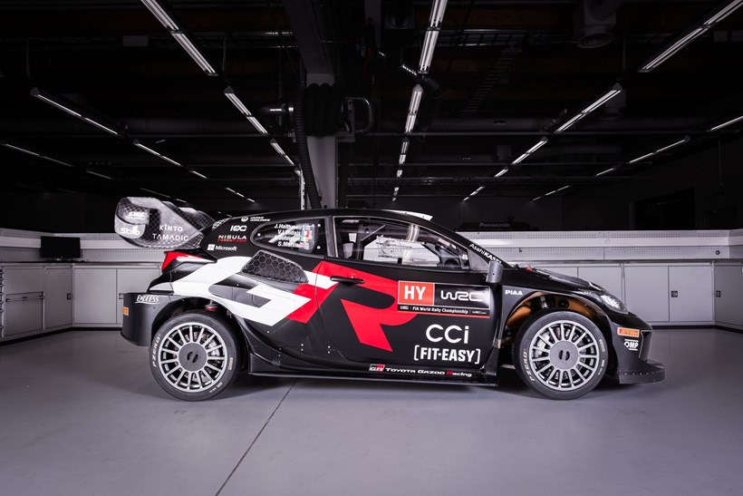 Toyota GR Yaris wrc νέα χρώματα για το 2024