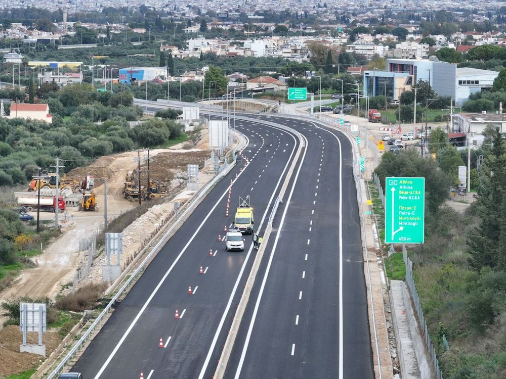 Ολυμπία Οδός Πατρών -Πύργου τελευταία 10 χιλιόμετρα