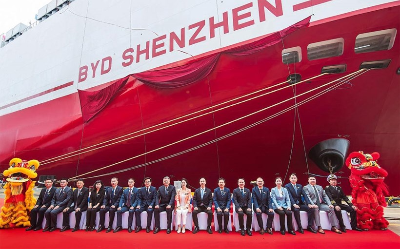 BYD Shenzhen πλοίο μεταφοράς αυτοκινήτων