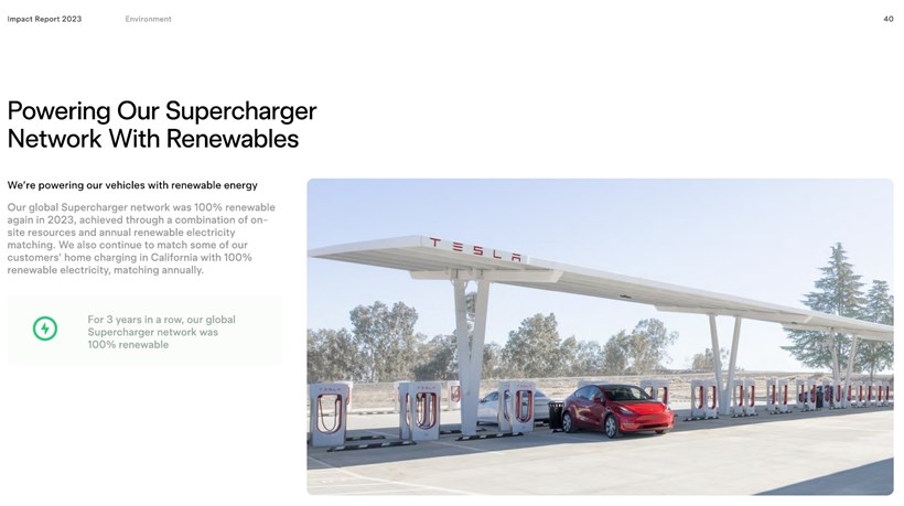 Tesla Έκθεση περιβαλλοντικού αποτύπωματος