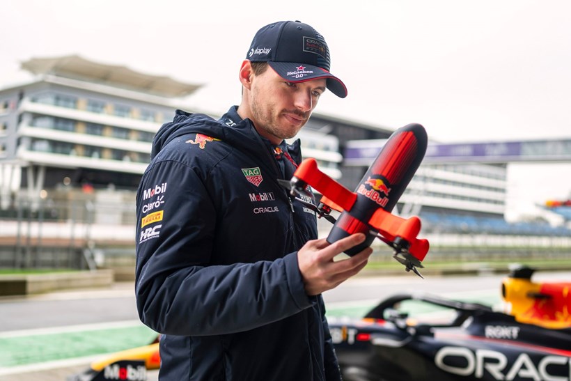 Red Bull Drone Max Verstappen Silverstone