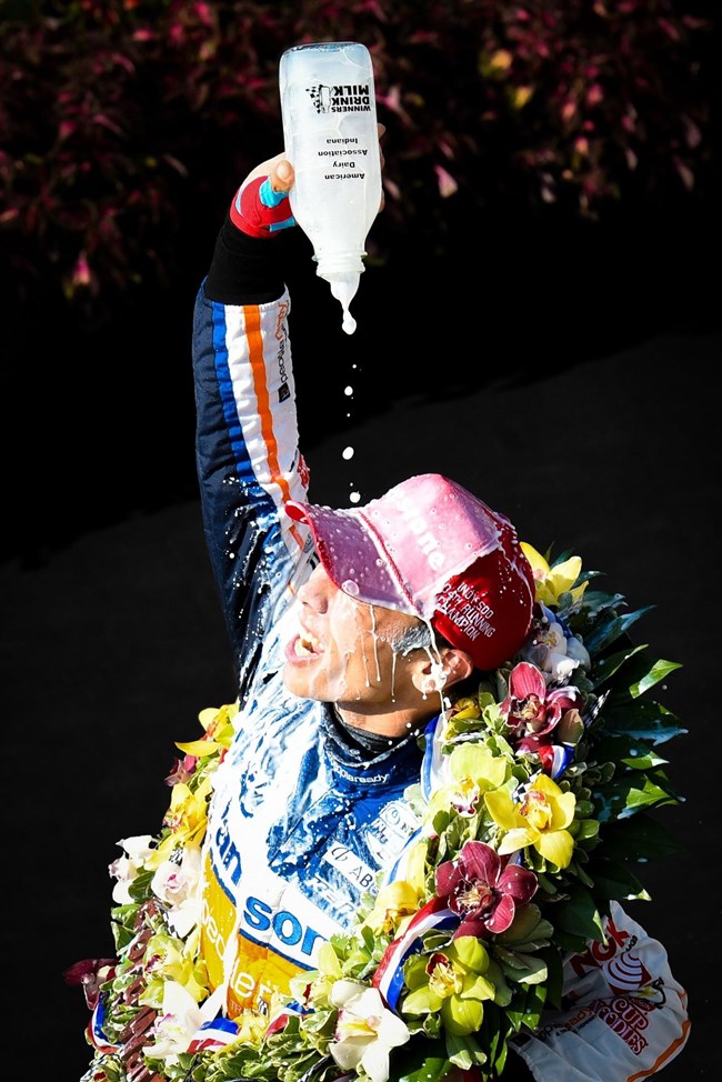 Indy500 Milk Tradition