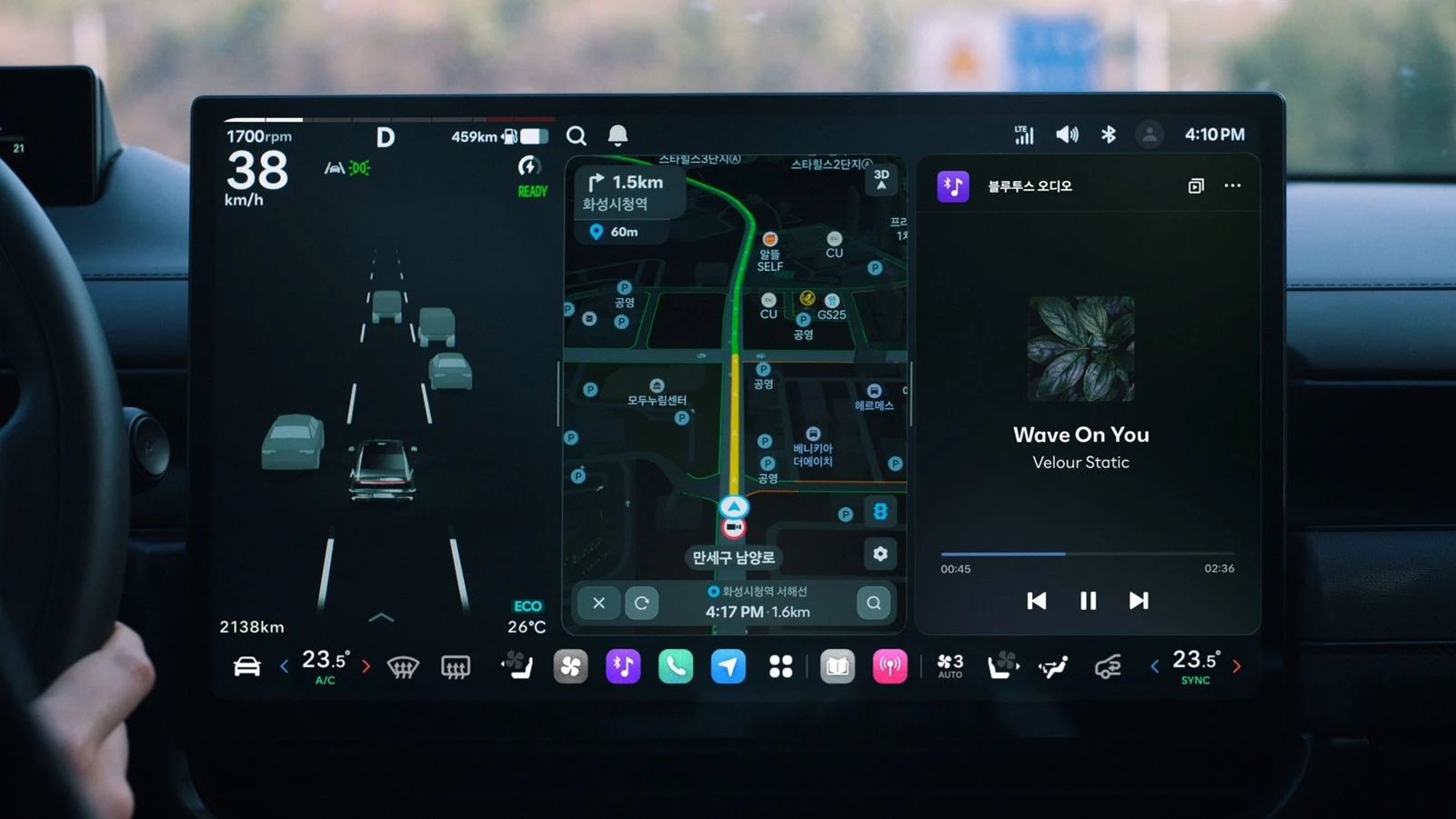 Hyundai infotainment Pleos