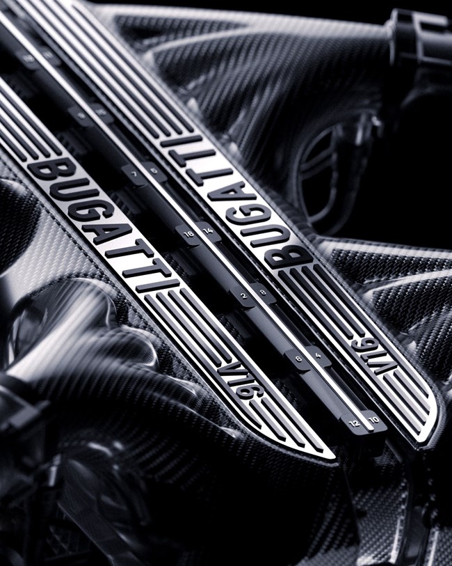 Bugatti νέος υβριδικός κινητήρας V16