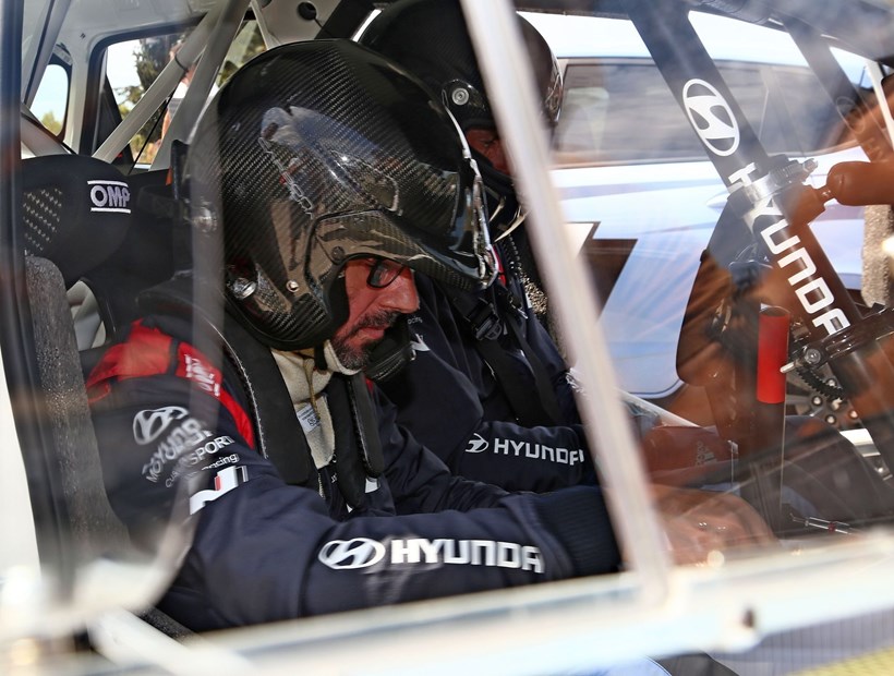 Nikos Zakhaios Acropolis Rally Hyundai
