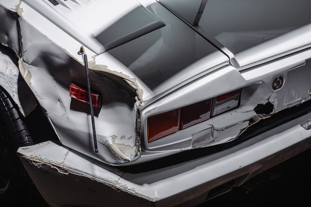Lamborghini Countach Λύκος της Wall Street τρακαρισμένη