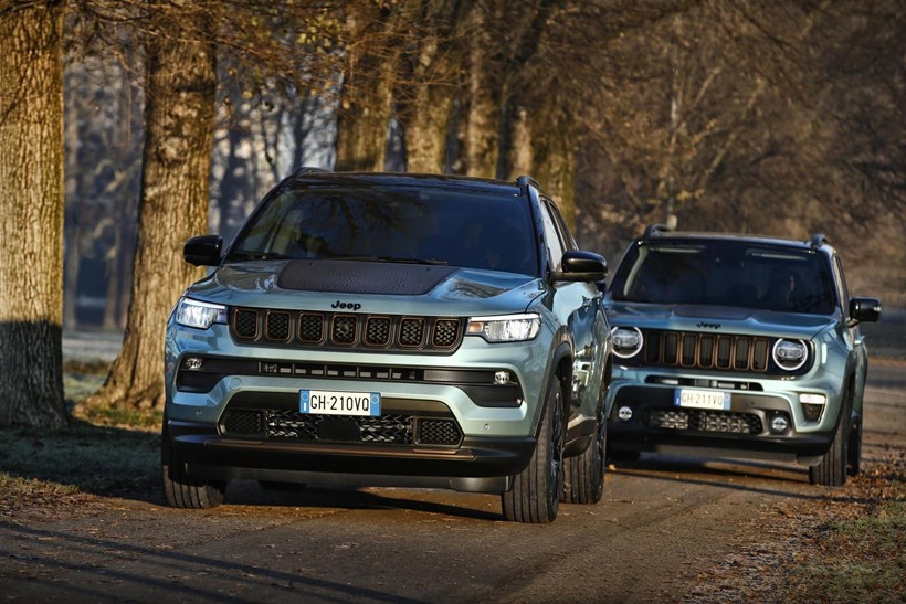 Jeep Renegade kai Compass