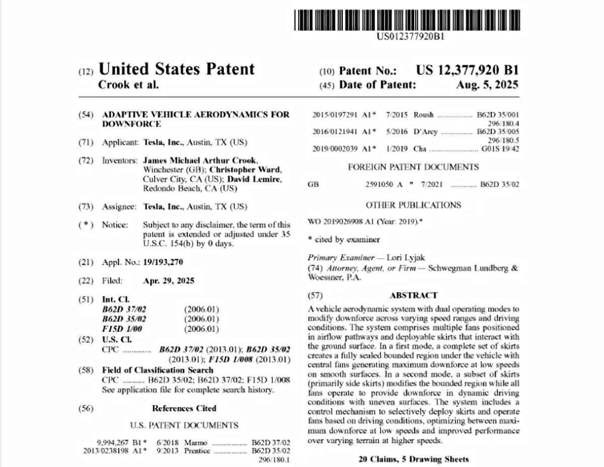 Tesla patent