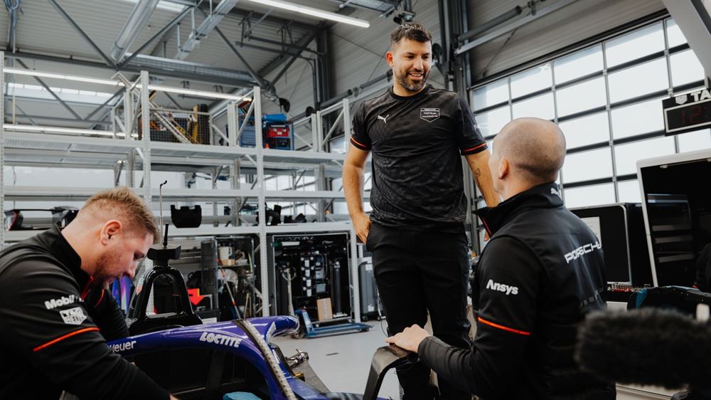 Sergio Aguero Porsche Formula E