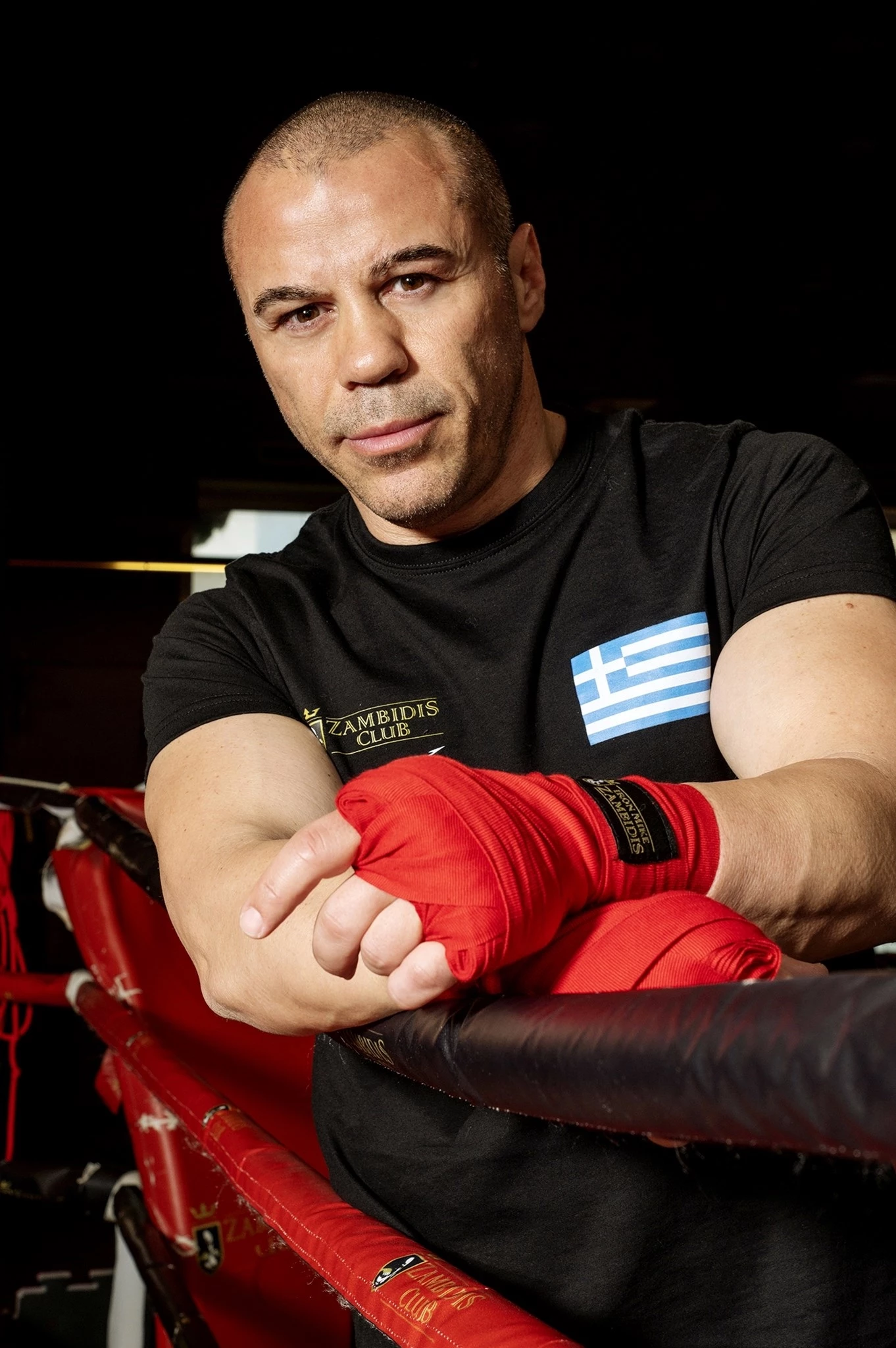 Mike Zambidis πριν τον αγώνα με Floyd Mayweather