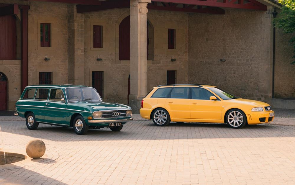 Audi 80 Variant 1968 και Audi RS4 Avant 2001
