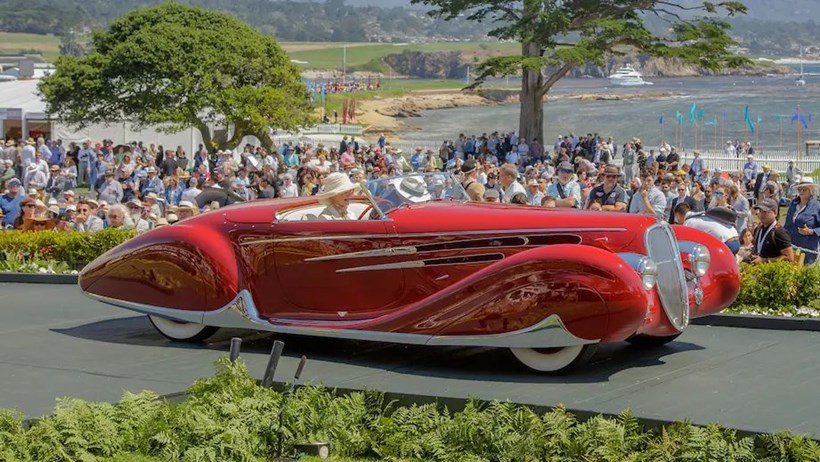 Pebble Beach 2023 - 1939 Delahaye 165 Figoni et Falaschi