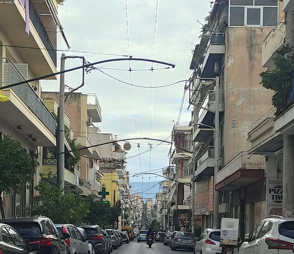 Τρολεϊ καλώδια πειραιάς