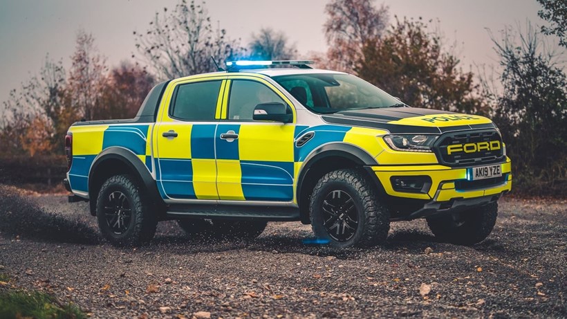 Ford Ranger Raptor police car