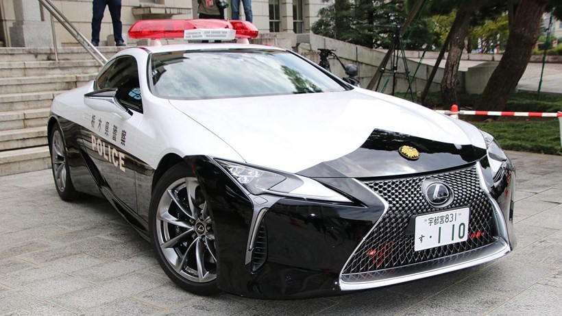 Lexus LC500 police car