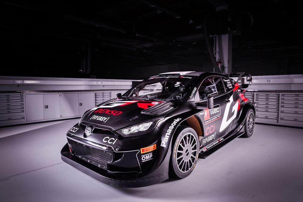 Toyota GR Yaris wrc νέα χρώματα για το 2024