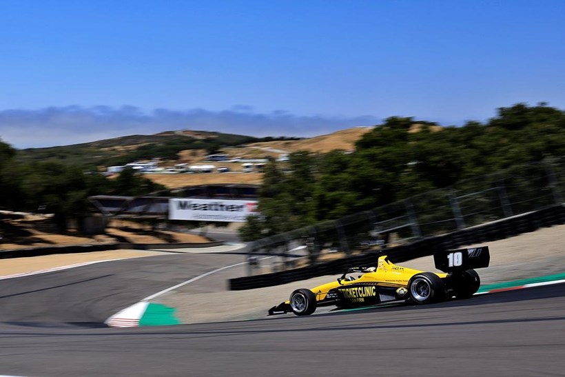 IndyCar NXT Reece Gold Corkscrew Laguna Seca