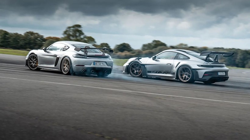 Porsche 911 GT3 RS vs Porsche Cayman GT4 RS